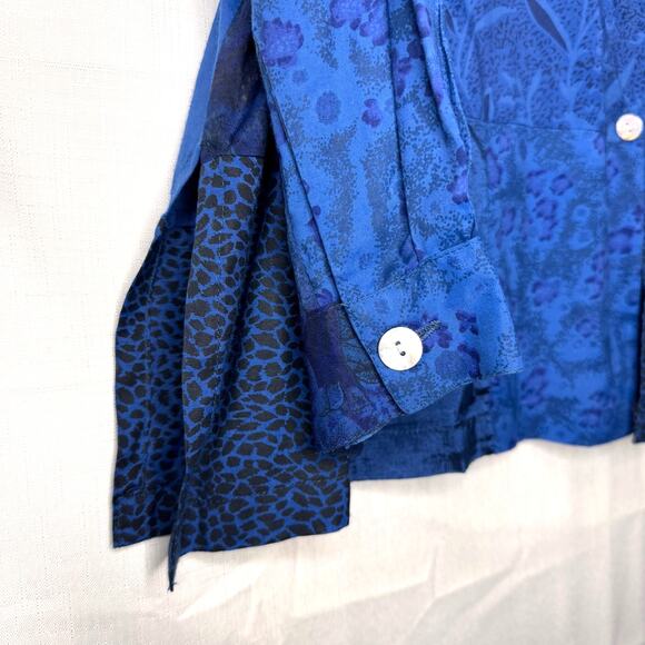 COLDWATER CREEK Patchwork Tunic Womens Plus Size 2X Button Down Casual Lagenlook - Picture 4 of 10